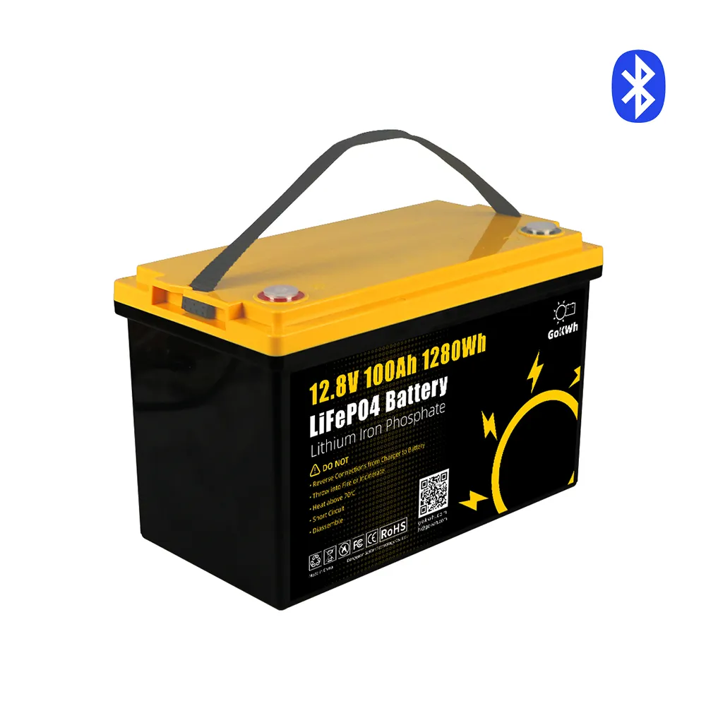 Lithium LiFePO4 Batterie Solar Batterie 12V Bluetooth Akku