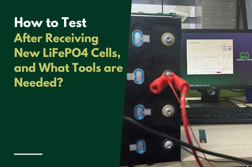 How to Test After Receiving New LiFePO4 Cells, and What Tools are Needed