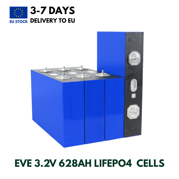EVE MB56 628Ah- 3.2V 628Ah LiFePO4 Prismatic Cell – 2kWh Per Cell, 8000+ Cycles, Grade A for Solar/ESS