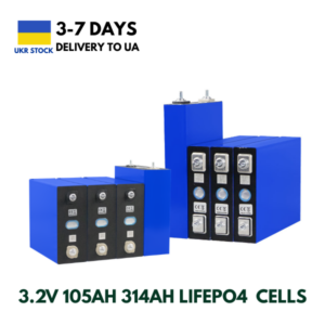 UA Stock Great Power 3.2V 105Ah & Valcon 3.2V 314Ah LiFePO4 Prismatic Cells