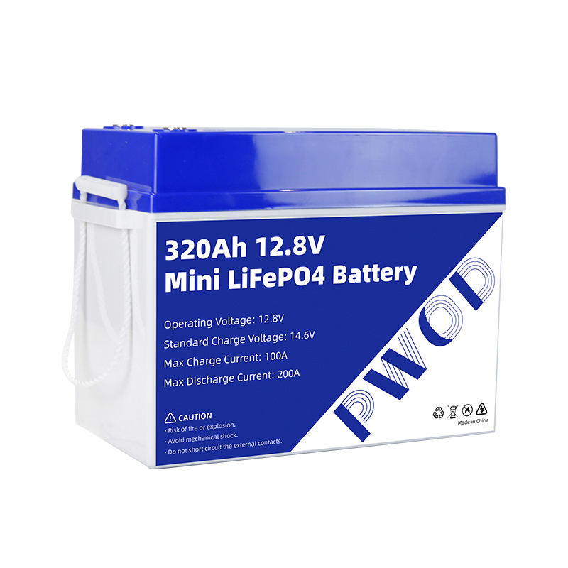 PWOD 12V 320Ah Mini LiFePO4 Battery Pack